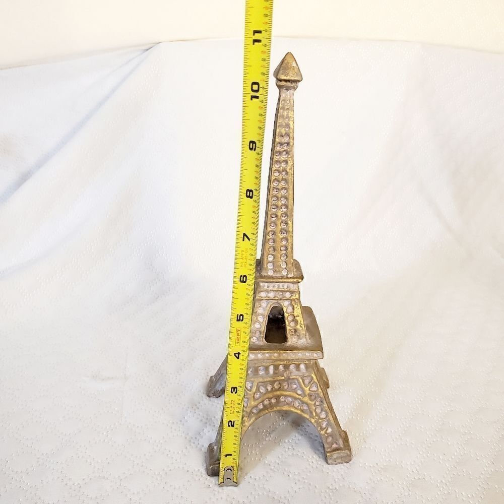 Gold Eiffel Tower Tabletop Accent NWOT - Picture 7 of 8